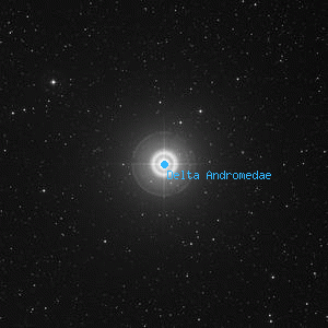 DSS image of Delta Andromedae