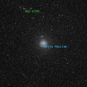 DSS image of Delta Aquilae