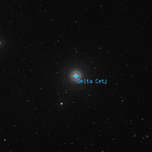 DSS image of Delta Ceti