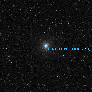 DSS image of Delta Coronae Australis