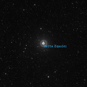 DSS image of Delta Equulei