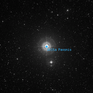 DSS image of Delta Pavonis
