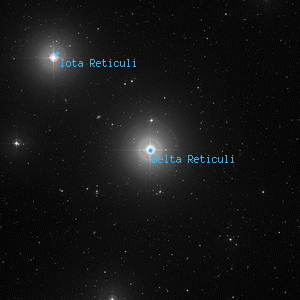 DSS image of Delta Reticuli