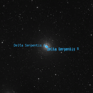 DSS image of Delta Serpentis A