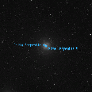 DSS image of Delta Serpentis