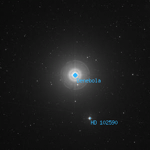 DSS image of Denebola