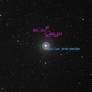 DSS image of Epsilon Andromedae