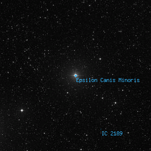 DSS image of Epsilon Canis Minoris