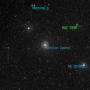 DSS image of Epsilon Cephei