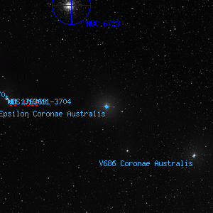 DSS image of Epsilon Coronae Australis