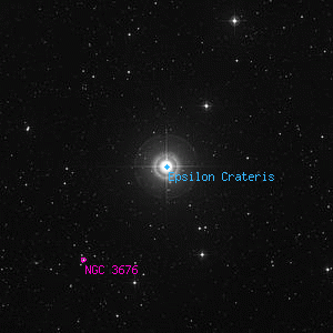 DSS image of Epsilon Crateris
