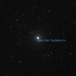 DSS image of Epsilon Sculptoris