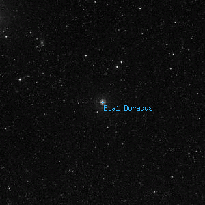 DSS image of Eta1 Doradus
