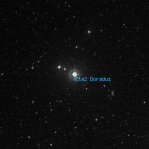 DSS image of Eta2 Doradus