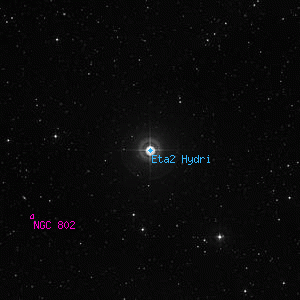 DSS image of Eta2 Hydri