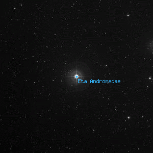 DSS image of Eta Andromedae