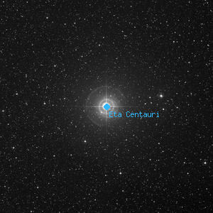 DSS image of Eta Centauri