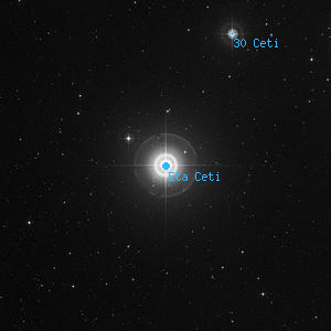 DSS image of Eta Ceti