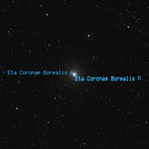DSS image of Eta Coronae Borealis A
