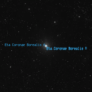 DSS image of Eta Coronae Borealis B