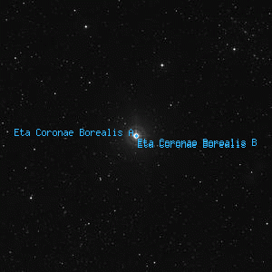 DSS image of Eta Coronae Borealis