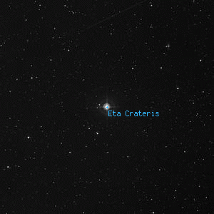DSS image of Eta Crateris