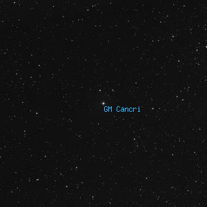 DSS image of GM Cancri