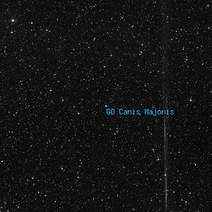 DSS image of GO Canis Majoris