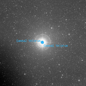 DSS image of Gamma1 Velorum