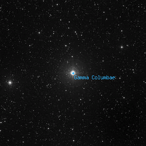 DSS image of Gamma Columbae