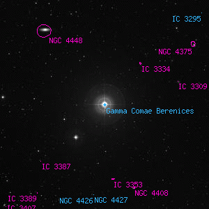 DSS image of Gamma Comae Berenices