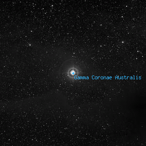 DSS image of Gamma Coronae Australis