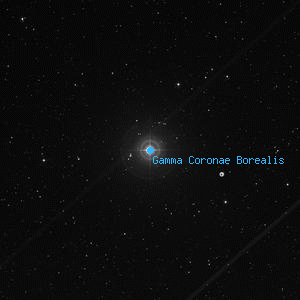 DSS image of Gamma Coronae Borealis