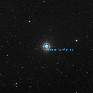 DSS image of Gamma Crateris
