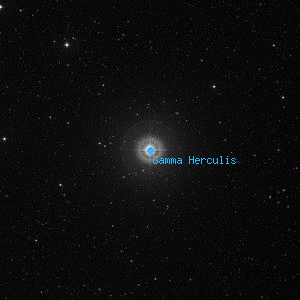 DSS image of Gamma Herculis