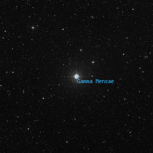 DSS image of Gamma Mensae
