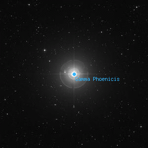 DSS image of Gamma Phoenicis