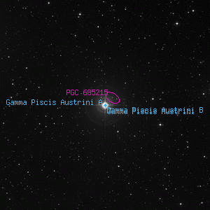 DSS image of Gamma Piscis Austrini A