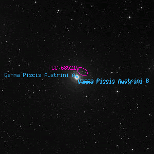 DSS image of Gamma Piscis Austrini B