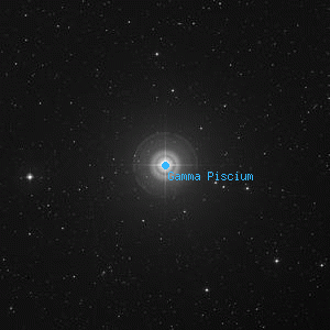 DSS image of Gamma Piscium