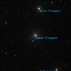 DSS image of Gamma Trianguli