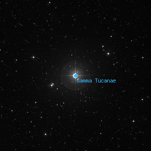 DSS image of Gamma Tucanae