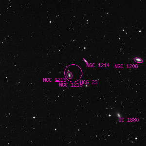 DSS image of HCG 23