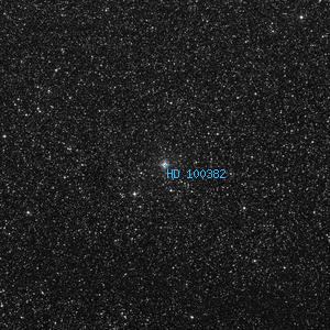 DSS image of HD 100382