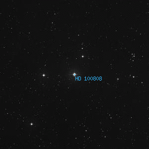 DSS image of HD 100808