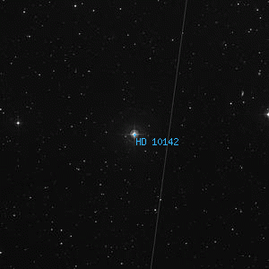 DSS image of HD 10142