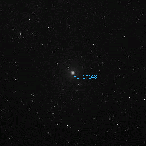 DSS image of HD 10148