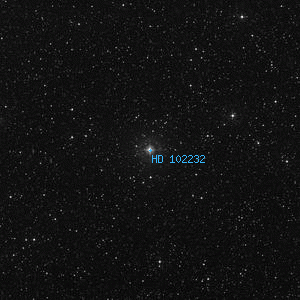 DSS image of HD 102232