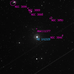 DSS image of HD 102328