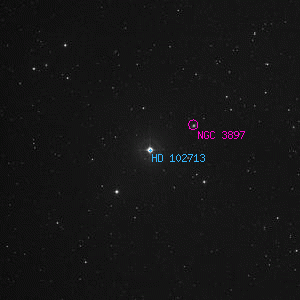 DSS image of HD 102713